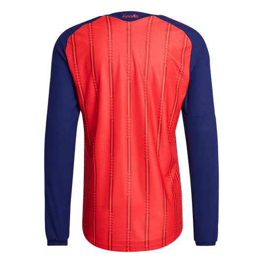 Spain 2026 Home Player Long Sleeve Jersey