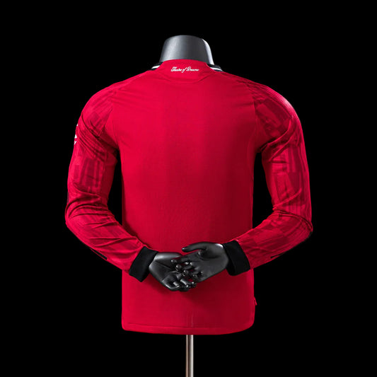 Manchester United Home Player Kit 2025/26 Long Sleeve