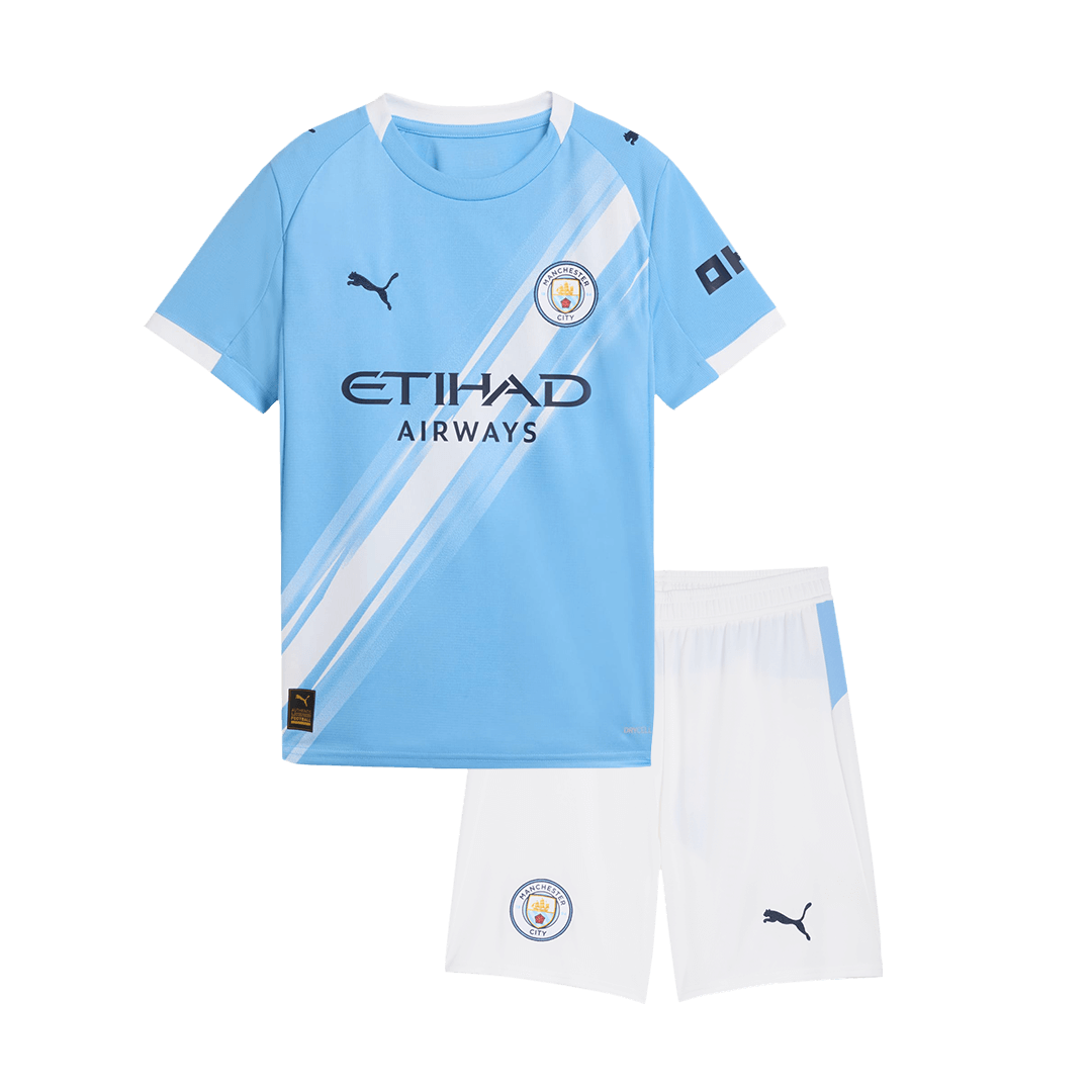 Manchester City Home Kids Kit 2025/26