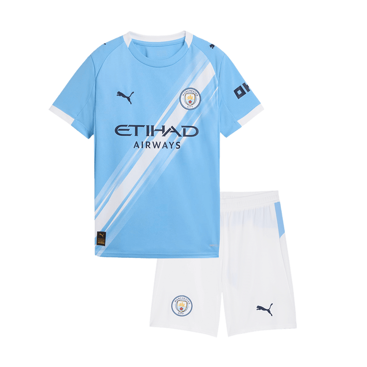 Manchester City Home Kids Kit 2025/26