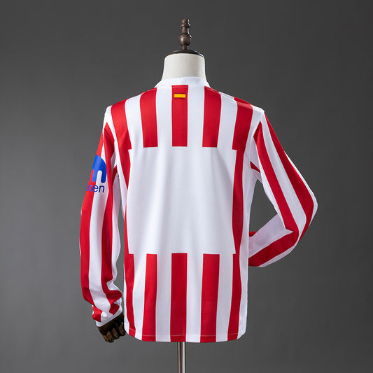 Atletico Madrid 2025/26 Home Stadium Jersey Long Sleeve