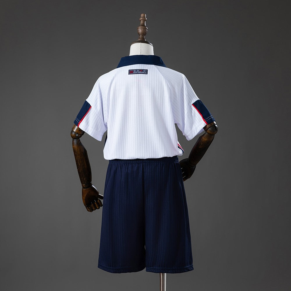 England 1998 Home Kids Retro Kit