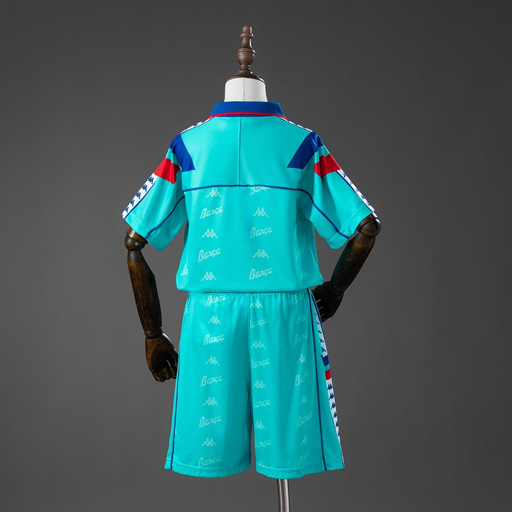 FC Barcelona 1992/1995 Away Kids Retro Kit
