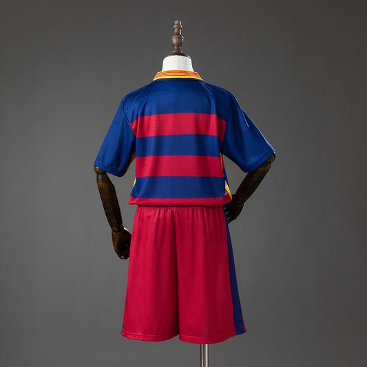FC Barcelona 2015/2016 Home Kids Retro Kit