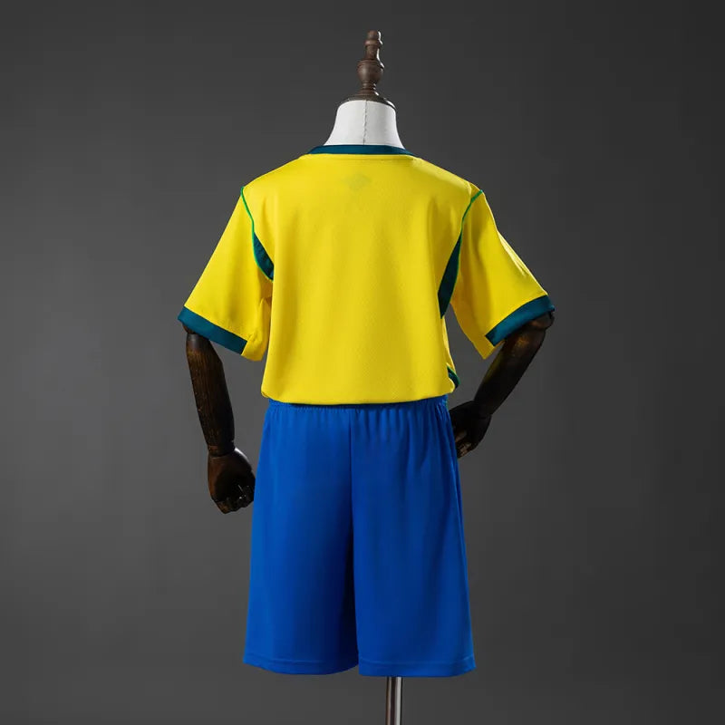 Kids Brazil Home Kit 2026 World Cup