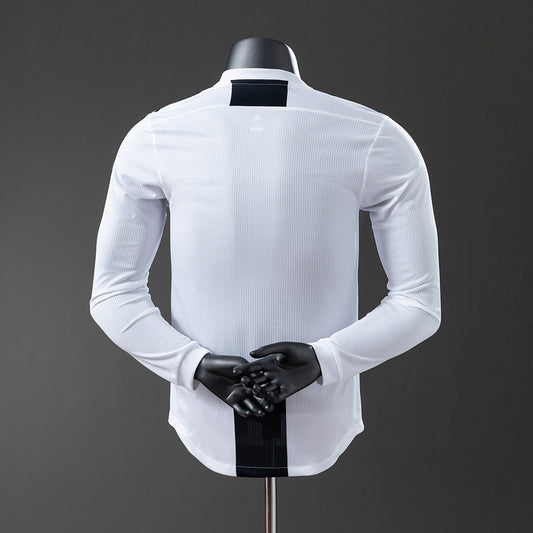 Juventus 2018/2019 Home Long Sleeve Player Retro Kit