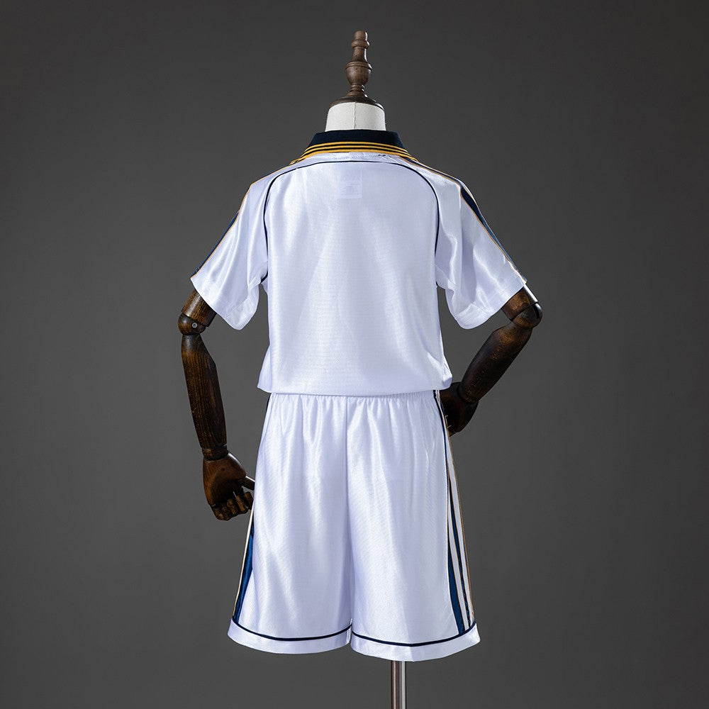 Real Madrid 1998/2000 Home Kids Retro Kit