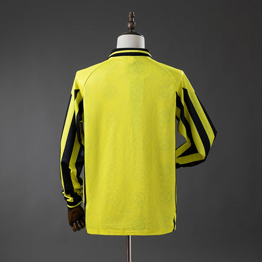 Borussia Dortmund 1996/97 Home Long Sleeve Retro Kit back view