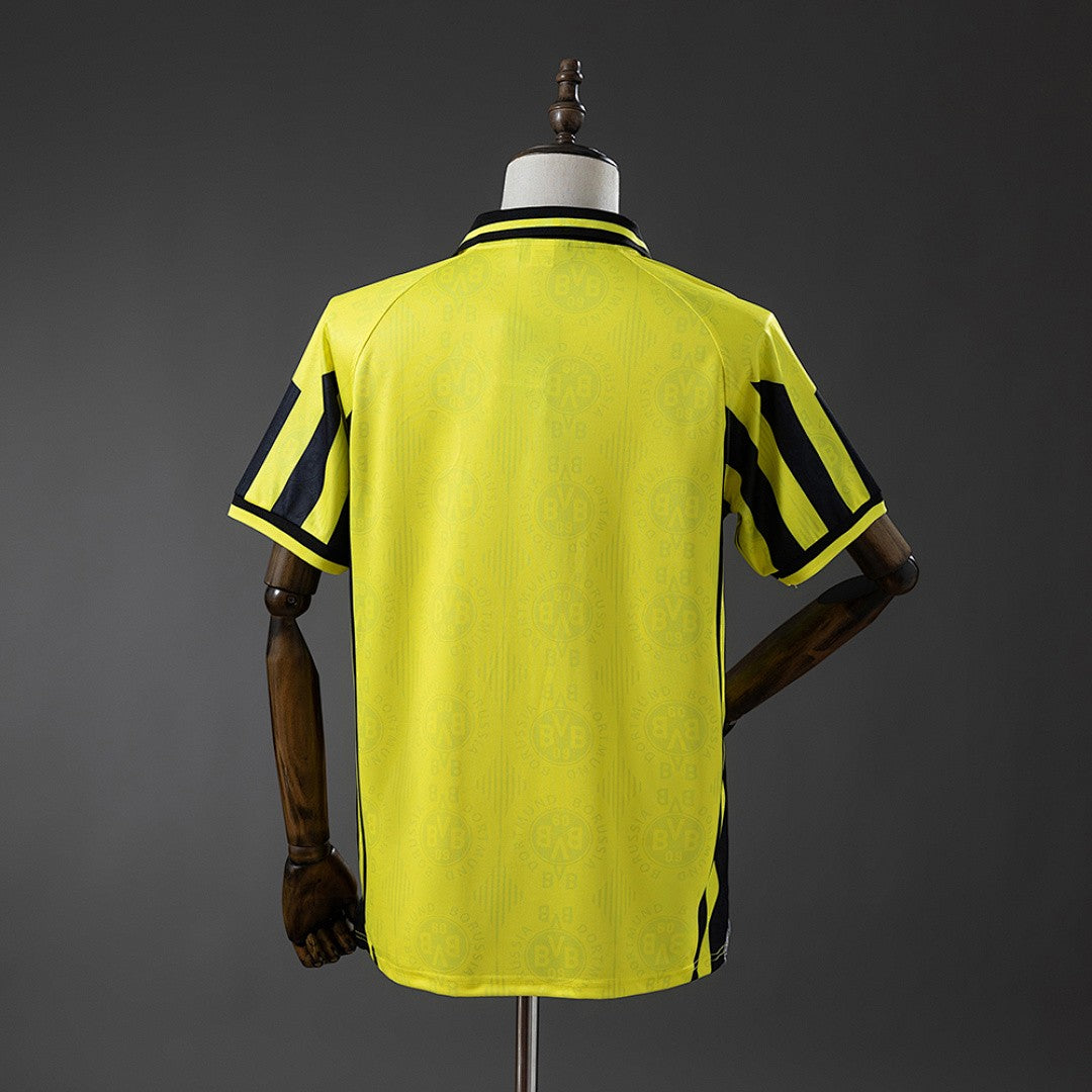 Borussia Dortmund 1996/97 Home Retro Kit back view