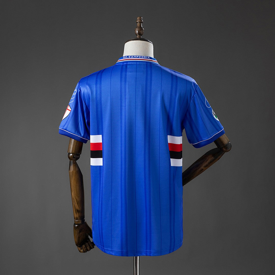 Sampdoria 2000/01 Home Retro Kit back view