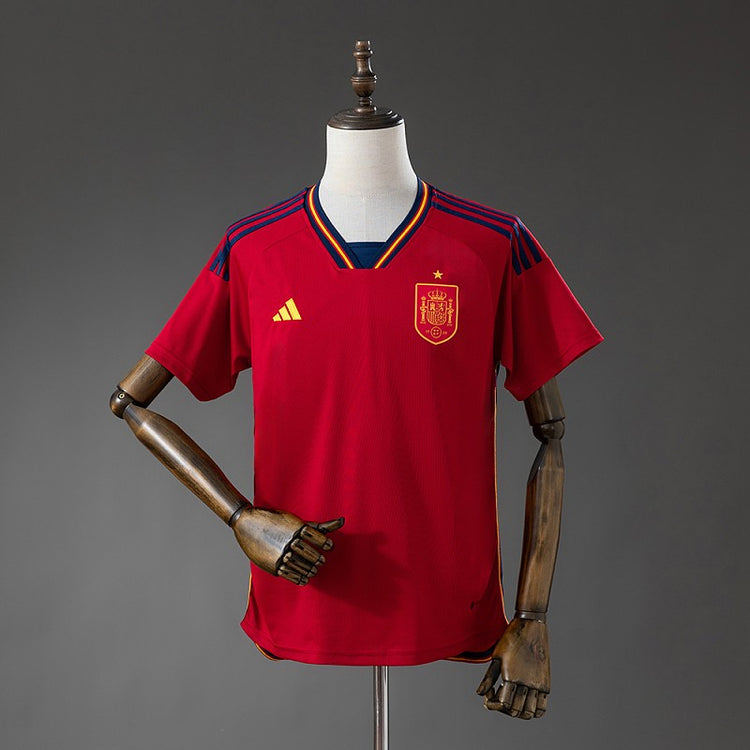 Spain 2022 Home Retro Kit front view