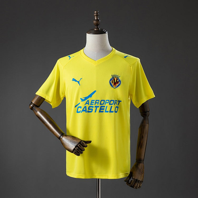 Villarreal CF 2008/09 Home Retro Kit front view