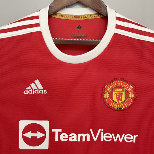 Manchester United 2021/22 Home Retro Kit back view
