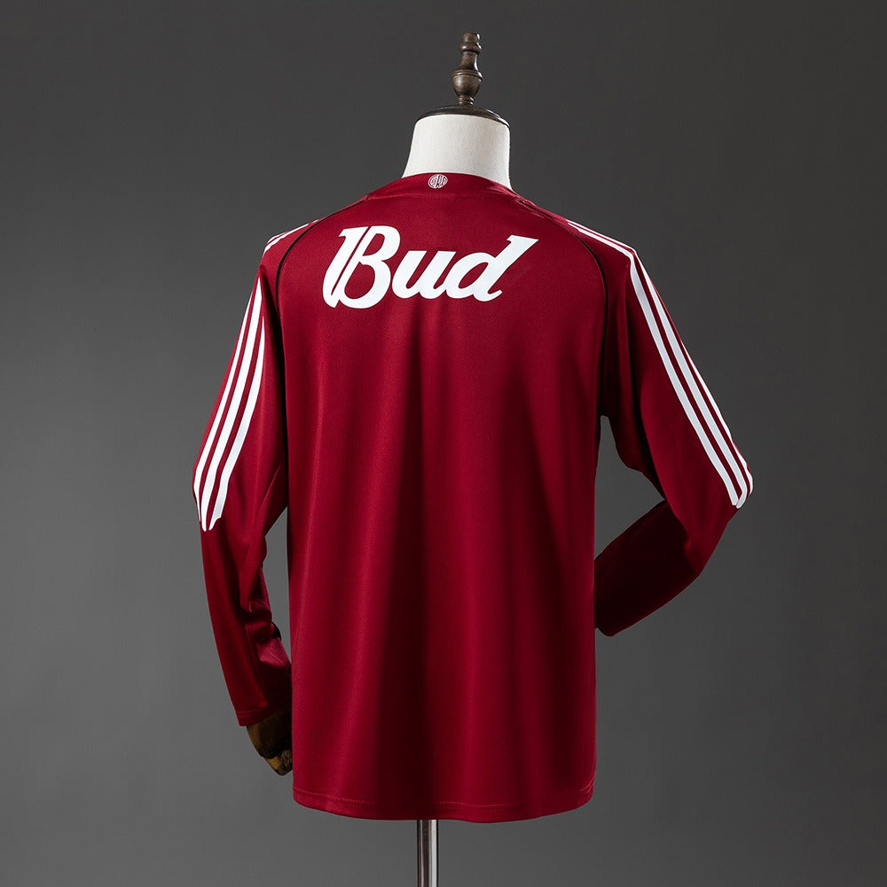 River Plate 2005/06 Away Long Sleeve Retro Kit back view