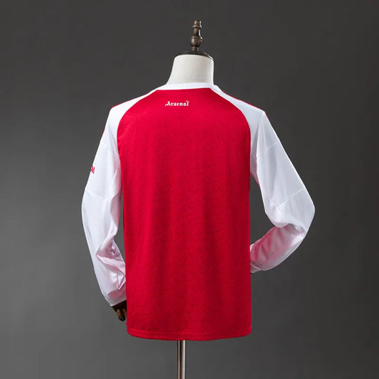 Arsenal 2025/26 Home Stadium Long Sleeve Jersey