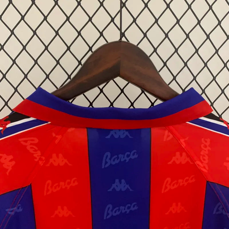 FC Barcelona Retro Home Kit 1996/97 Long Sleeve