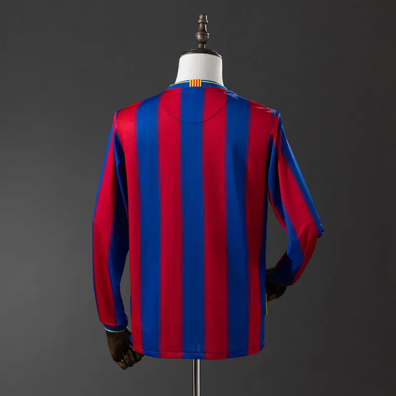 FC Barcelona Retro Home Kit 2009/10 Long Sleeve