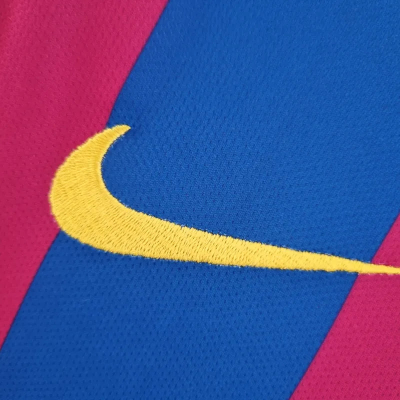 FC Barcelona Retro Home Kit 2005/06 Long Sleeve