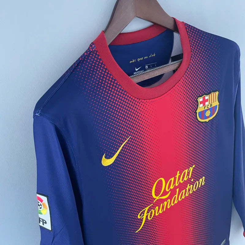 FC Barcelona Retro Home Kit 2012/13 Long Sleeve