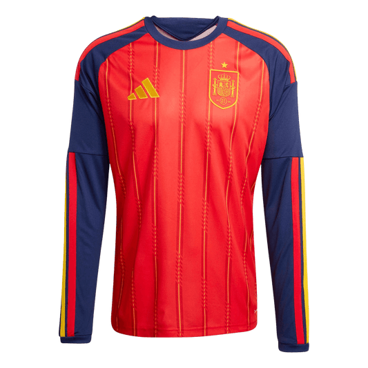 Spain 2026 Home Stadium Long Sleeve Jersey