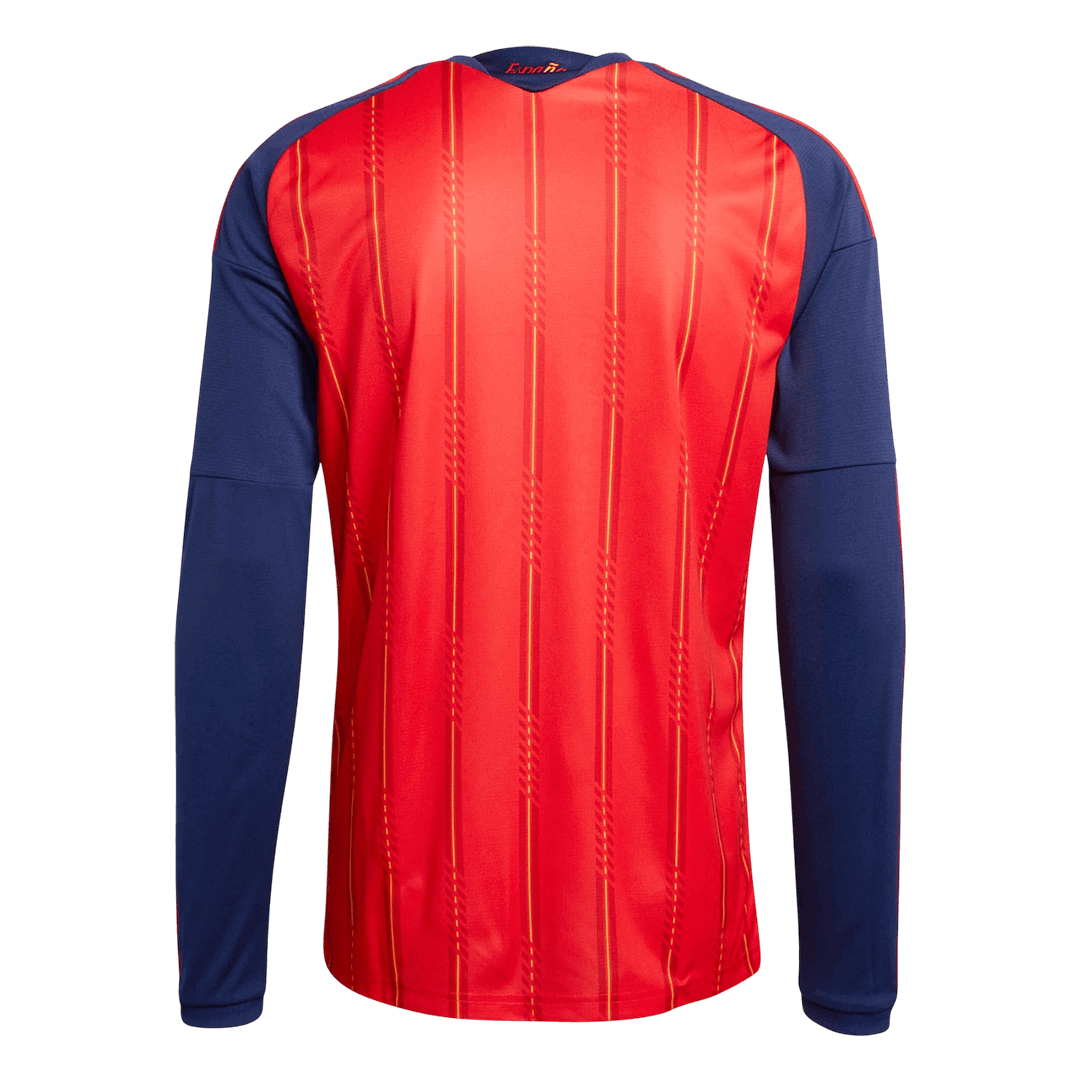 Spain 2026 Home Stadium Long Sleeve Jersey