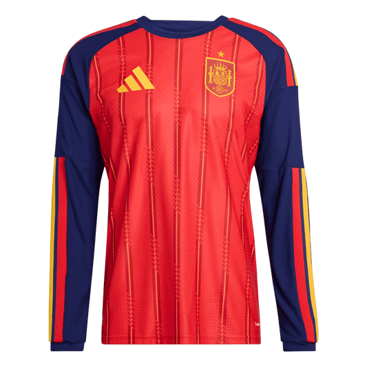 Spain 2026 Home Player Long Sleeve Jersey