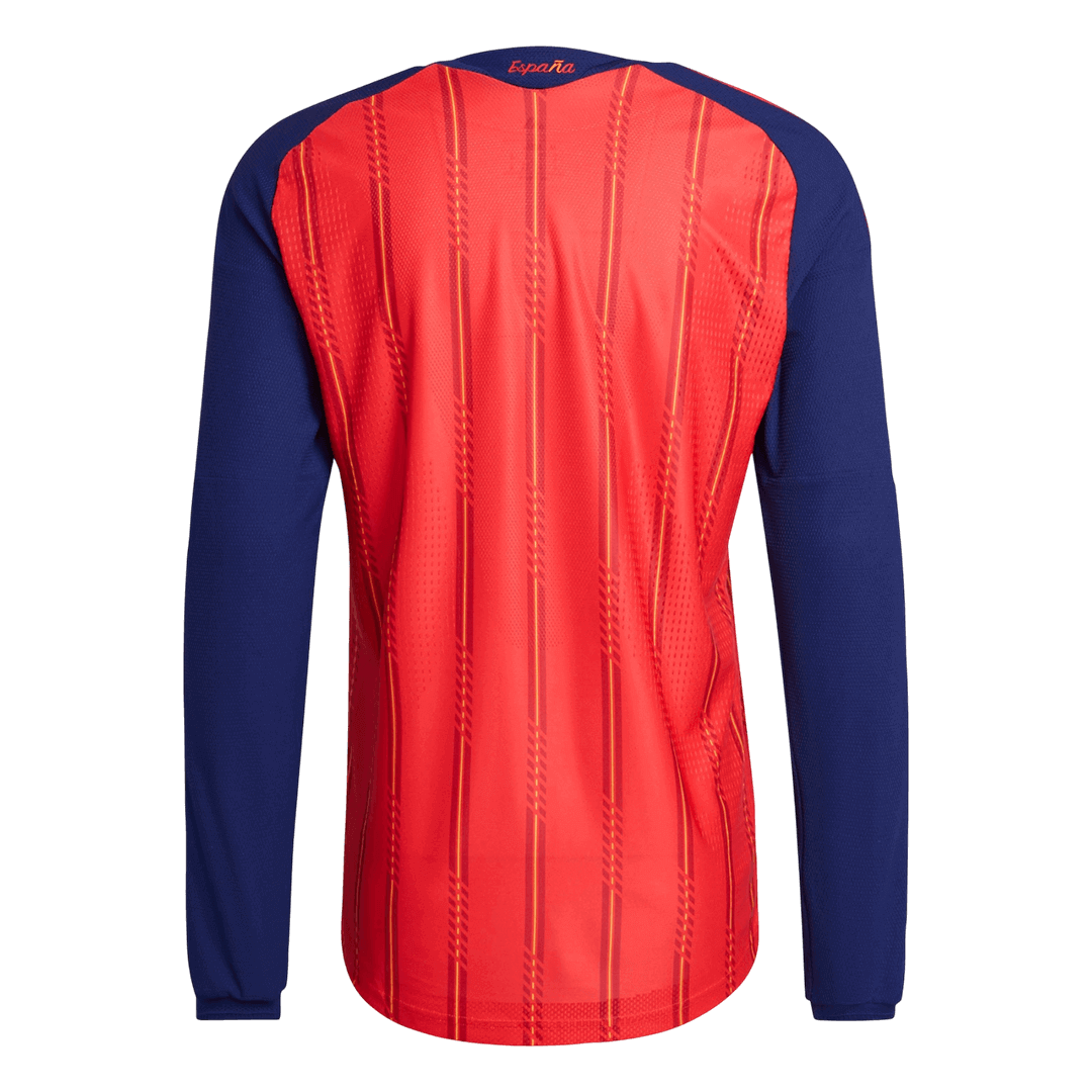Spain 2026 Home Player Long Sleeve Jersey