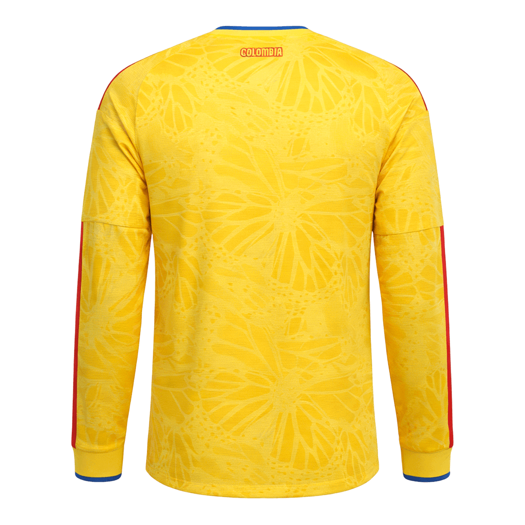 Colombia 2026 Home Replica Long Sleeve Kit