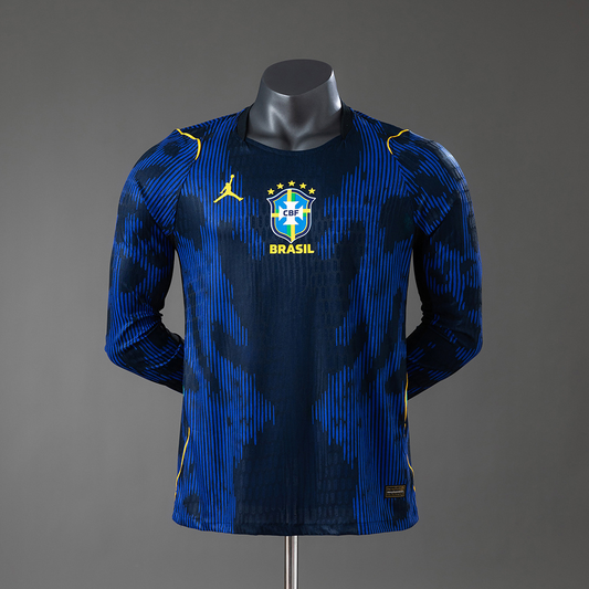 Brazil 2026 Away Player Long Sleeve Kit