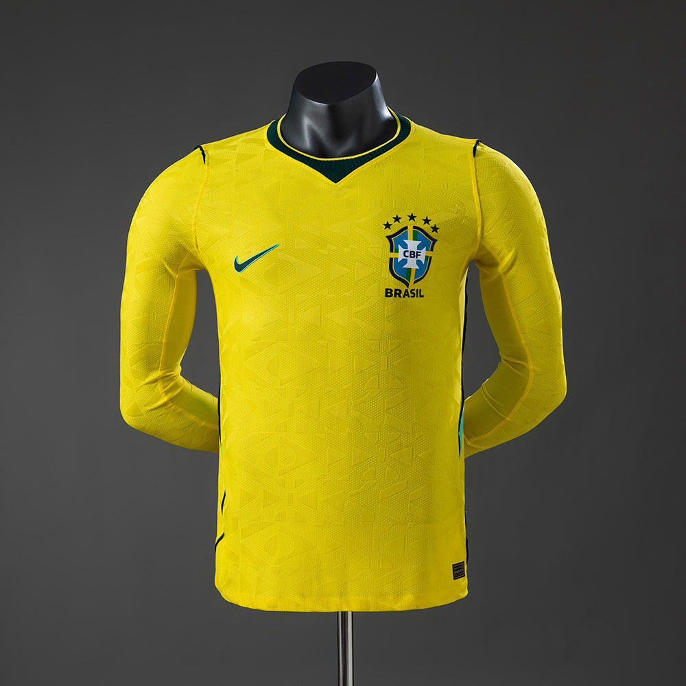 Brazil 2026 Home Player Long Sleeve Kit