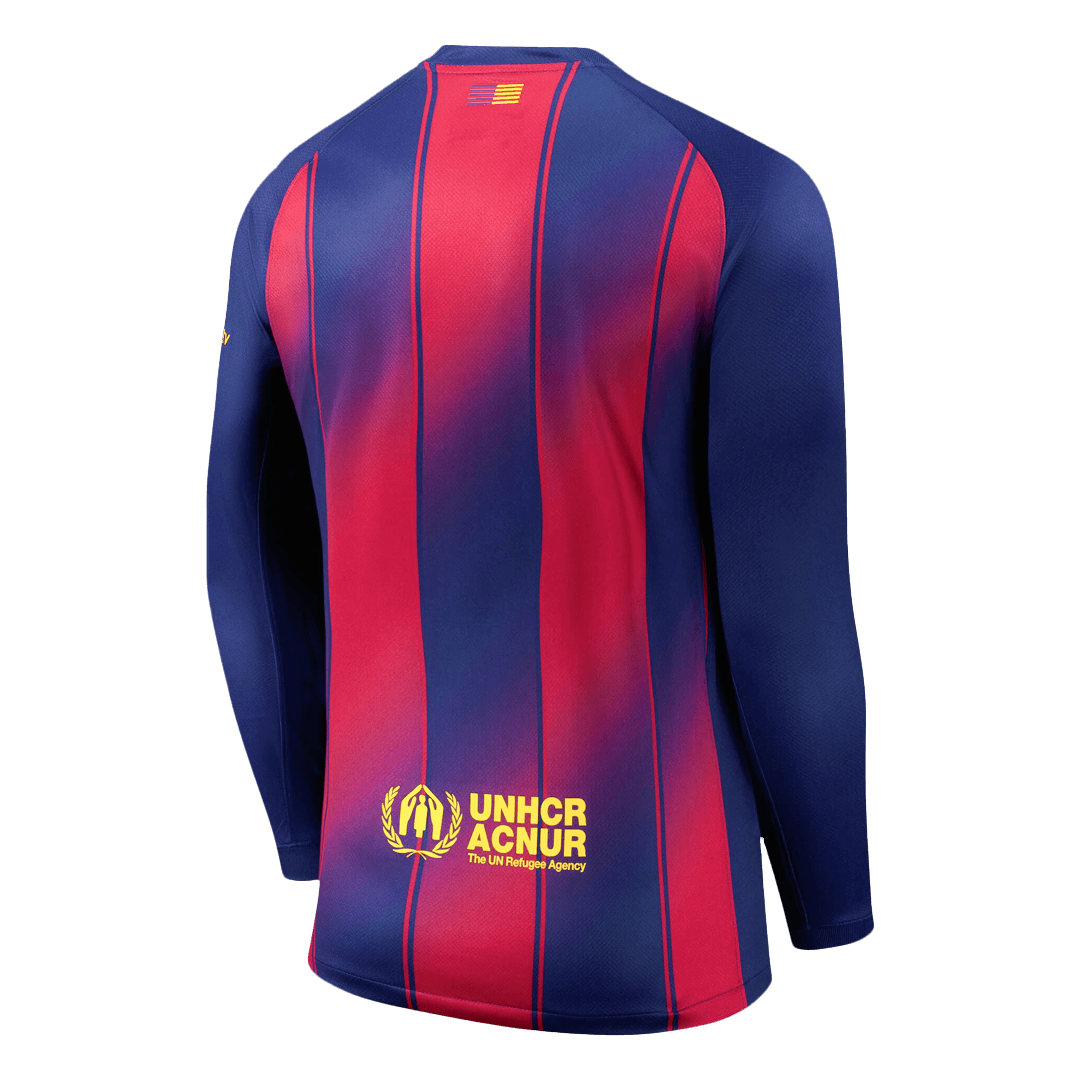 FC Barcelona Home Replica Kit 2025/26 Long Sleeve