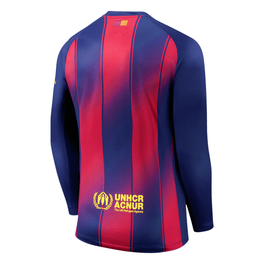 FC Barcelona Home Replica Kit 2025/26 Long Sleeve