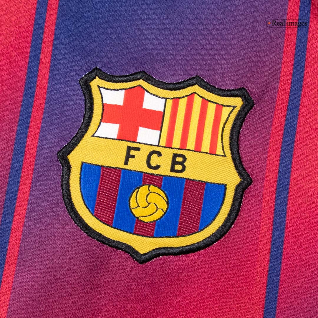 FC Barcelona Home Replica Kit 2025/26 Long Sleeve