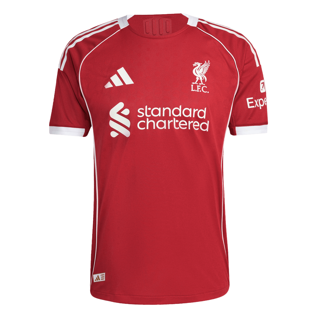 Liverpool Home Player Kit 2025/26