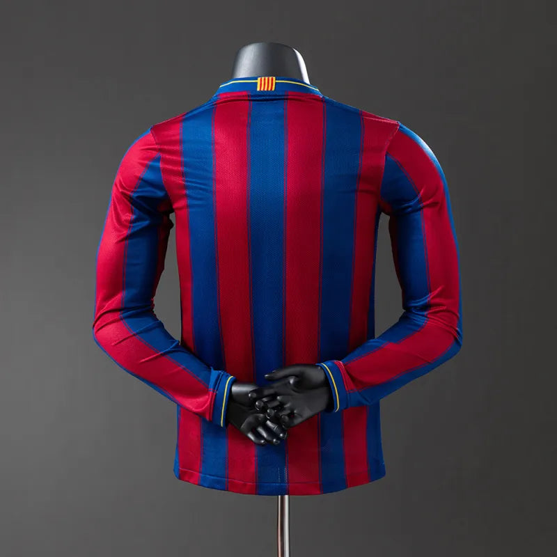 FC Barcelona Retro Home Player Kit 2009/10 Long Sleeve