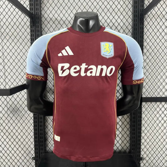 Aston Villa 2025/26 Home Player Jersey