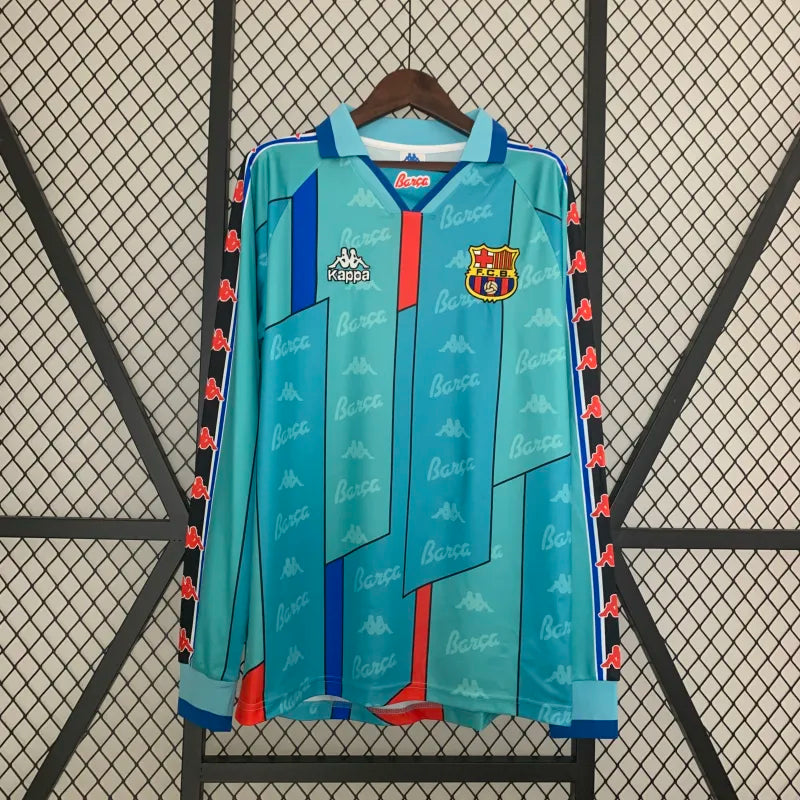 FC Barcelona Retro Away Kit 1996/97 Long Sleeve