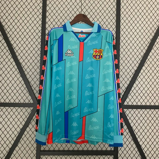 FC Barcelona Retro Away Kit 1996/97 Long Sleeve
