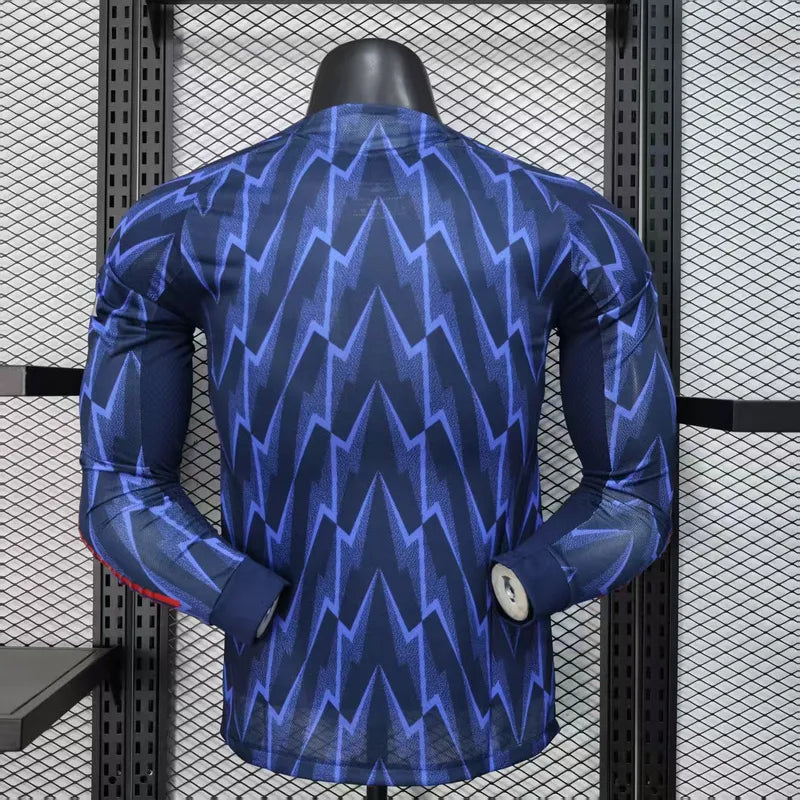 Arsenal 2025/26 Away Player Long Sleeve Jersey