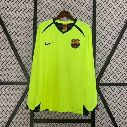 FC Barcelona Retro Away Kit 2005/06 Long Sleeve
