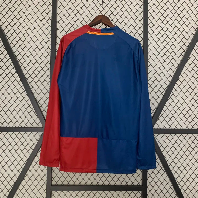 FC Barcelona Retro Home Kit 2008/09 Long Sleeve