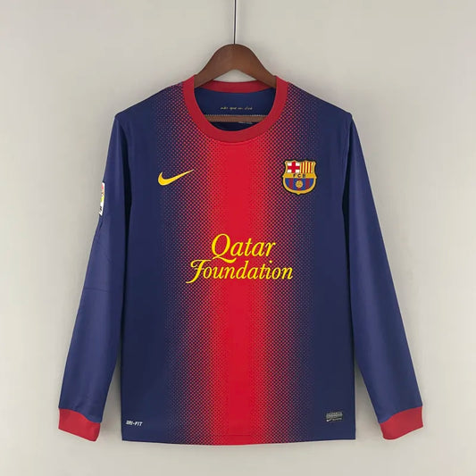 FC Barcelona Retro Home Kit 2012/13 Long Sleeve