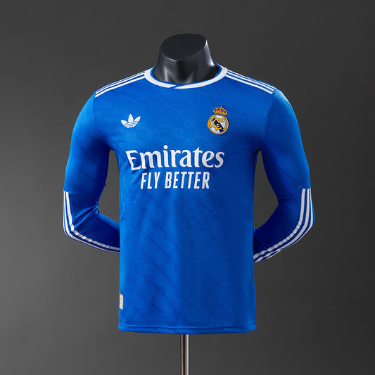 Real Madrid Third Player Kit 2025/26 Long Sleeve