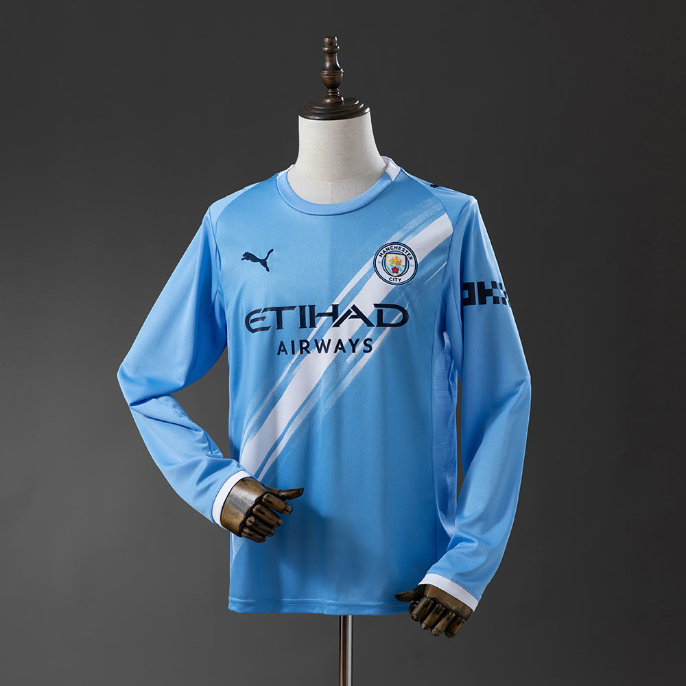 Manchester City Home Replica Kit 2025/26 Long Sleeve