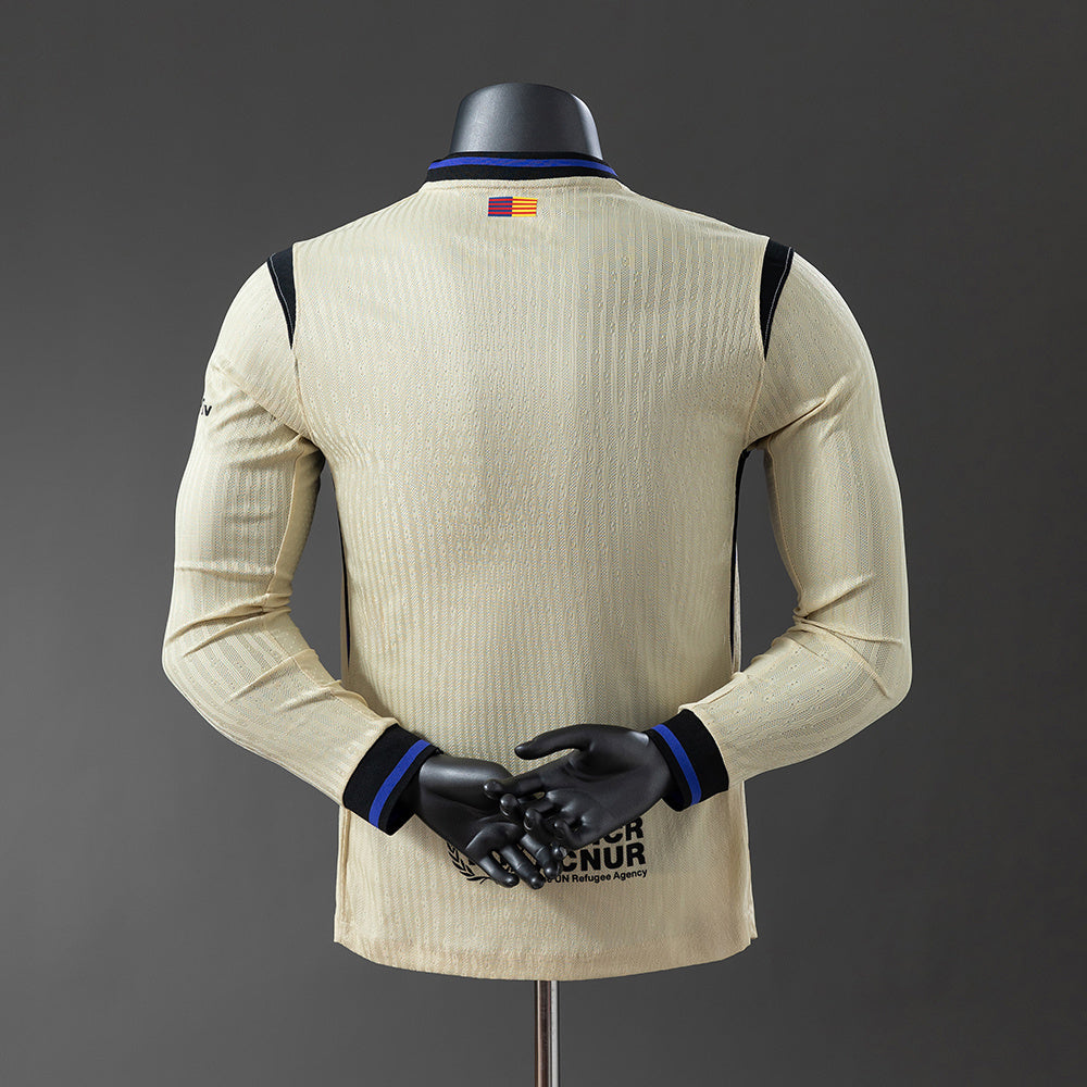 FC Barcelona Away Player Kit 2025/26 Long Sleeve