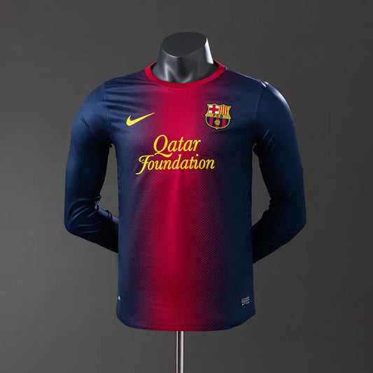 FC Barcelona Retro Home Player Kit 2012/13 Long Sleeve
