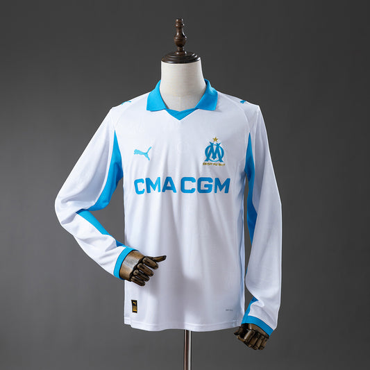 Marseille Home Replica Long Sleeve Kit 2025/26