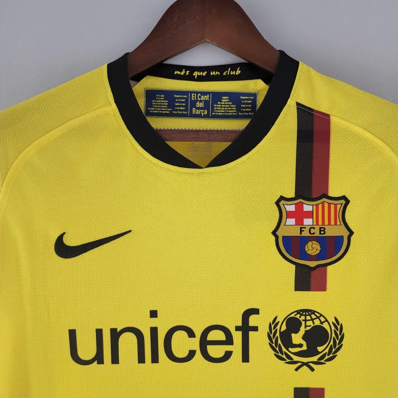 FC Barcelona Retro Away Kit 2008/09 Long Sleeve