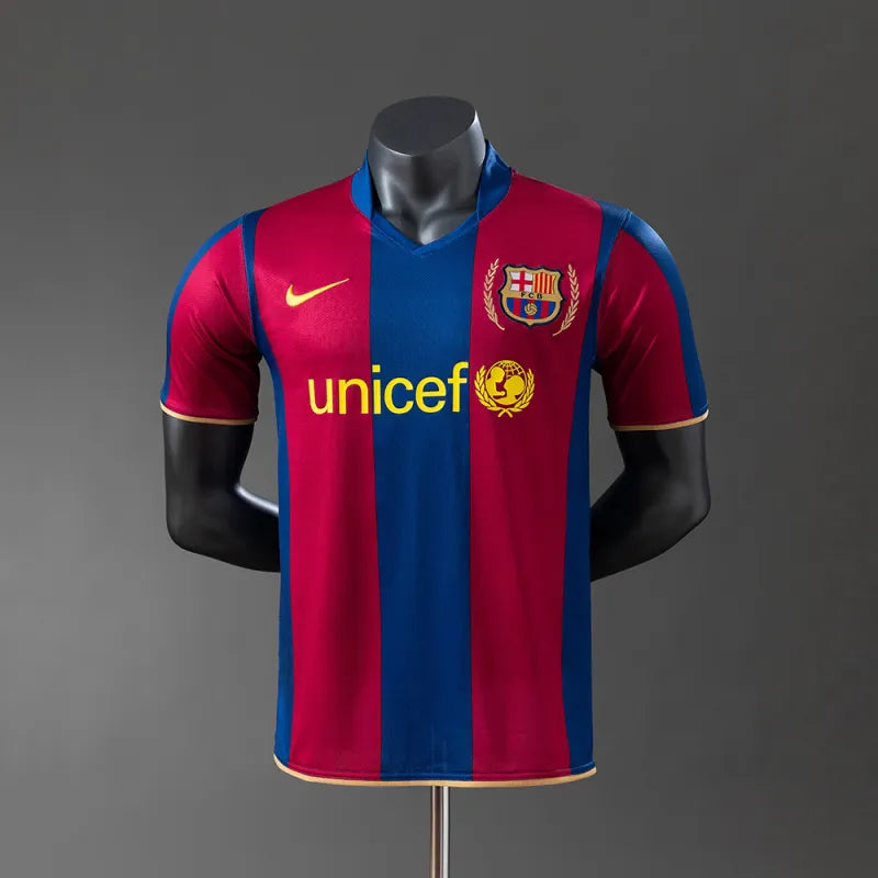 FC Barcelona Retro Home Player Kit 2007/08
