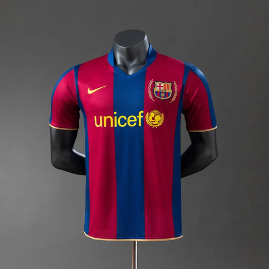 FC Barcelona Retro Home Player Kit 2007/08